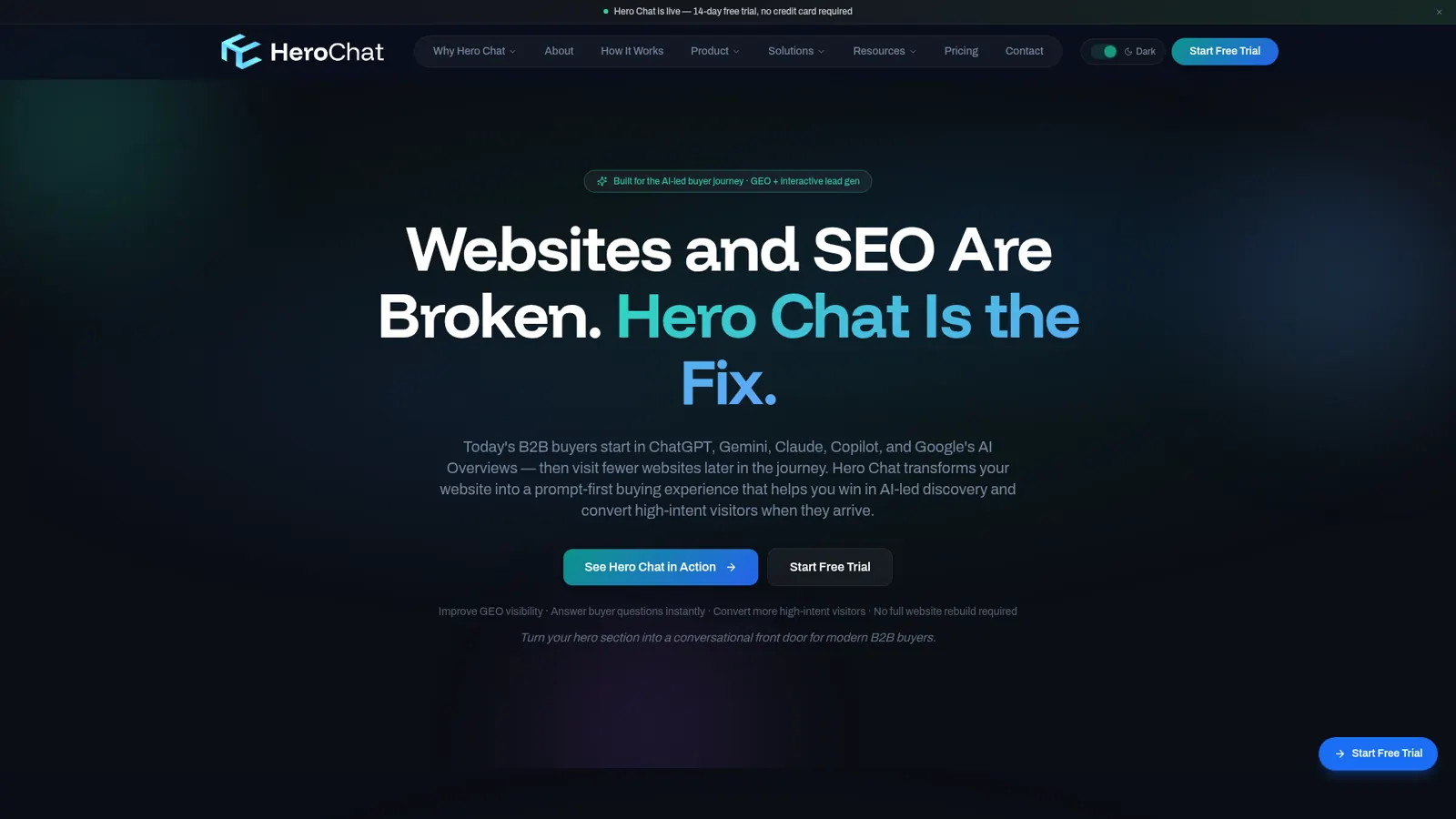HeroChat case study cover